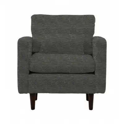 Retro Smoke Textured Chenille Sofa Armchair