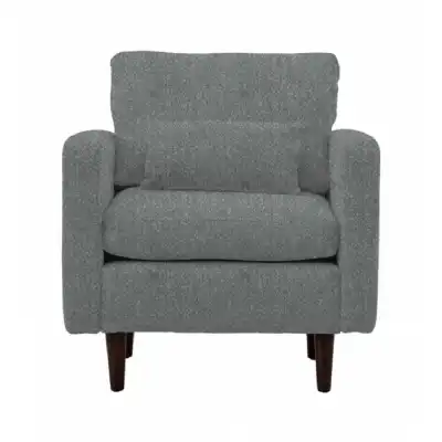 Retro Scandi Model 4 Grey Fabric Armchair