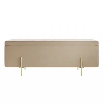 Lola Storage Ottoman Beige