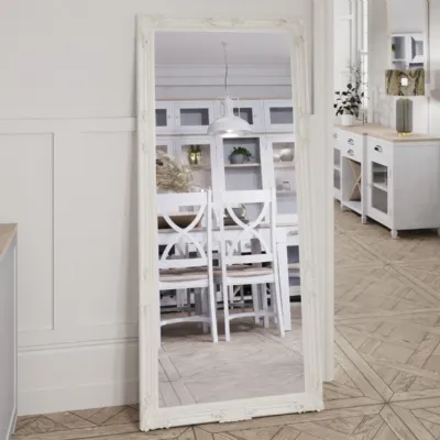 White Wooden Mirror