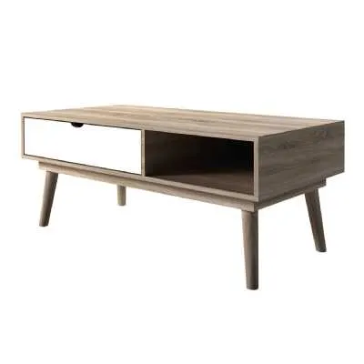 Scandi Coffee Table White