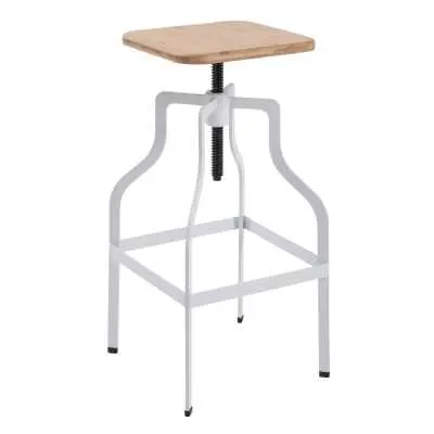 Shoreditch Bar Stool White