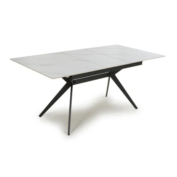 Timor 1.8m Extending White Dining Table