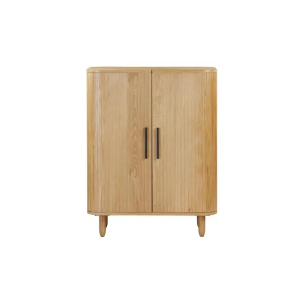 Natural Oak Small 2 Door Drinks Cabinet