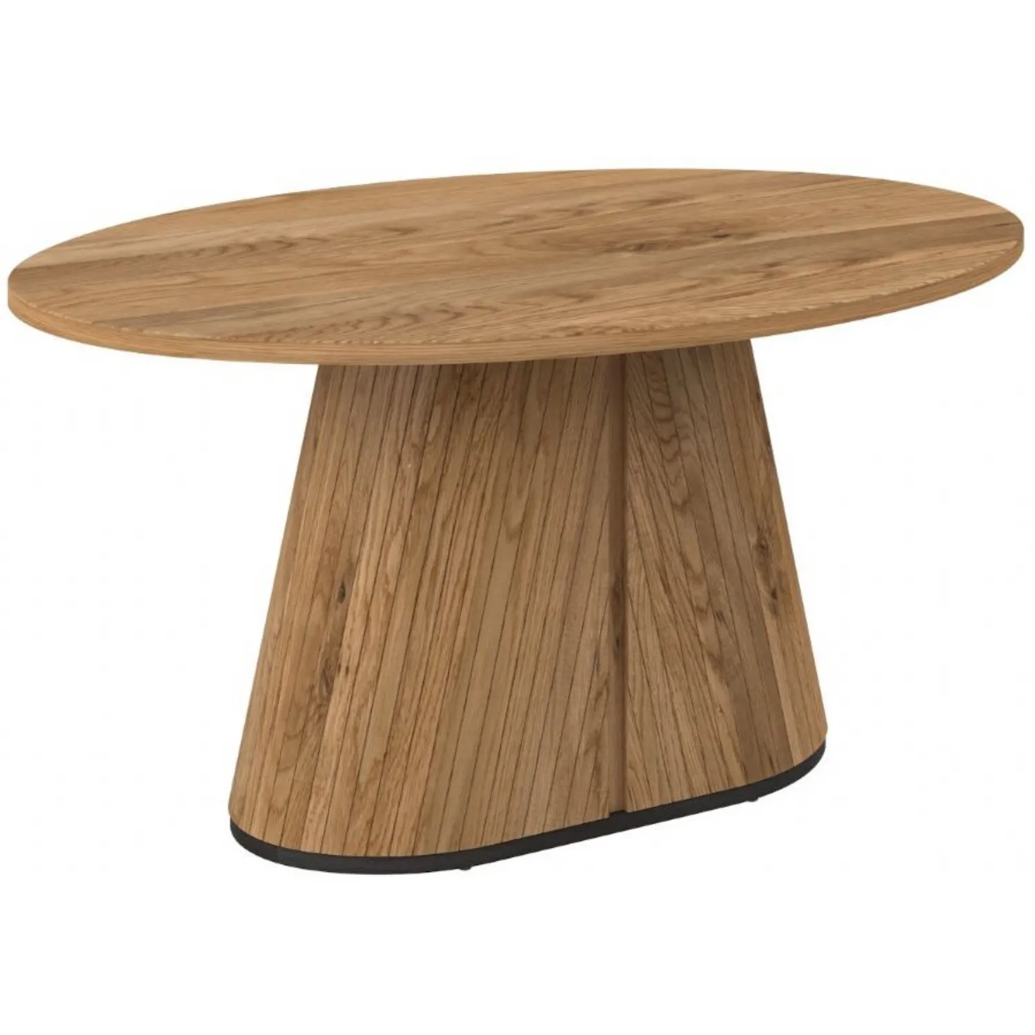 Rustic Oak And Peppercorn 150cm Oval Dining Table